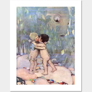 A Water Baby by Jessie Willcox Smith Posters and Art